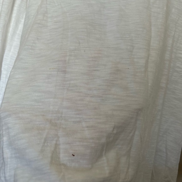 Chico’s White 3/4 Sleeve Cotton lightweight Blouse top size XL - Picture 4 of 8